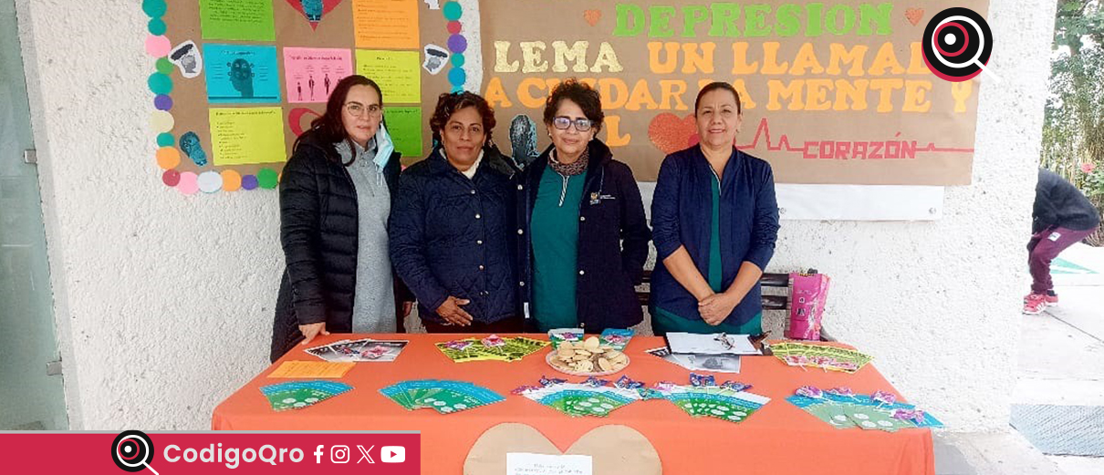 Realizan jornada informativa de prevención de la depresión