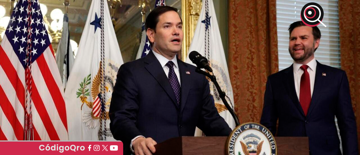 Rubio jura como secretario de Estado; promete trabajar por "un mundo más seguro"