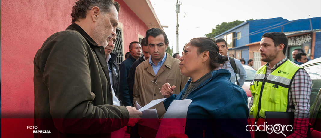 El gobernador Mauricio Kuri encabezó la entrega de obras de mejoramiento en calles de la colonia Menchaca II, por más de 70 MDP; beneficiarán a cerca de 20 mil habitantes