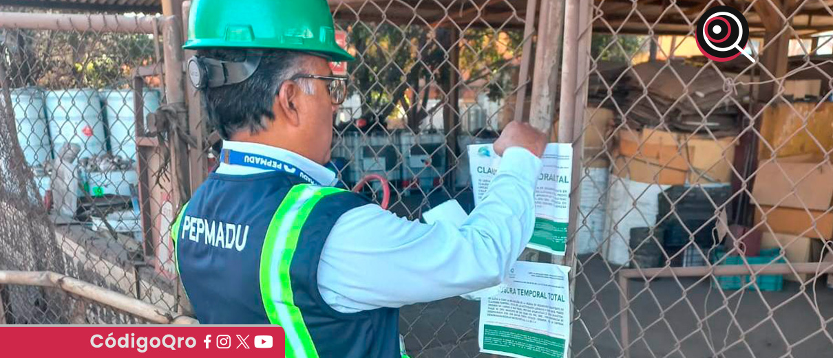 Pepmadu clausura empresa en San Juan del Río