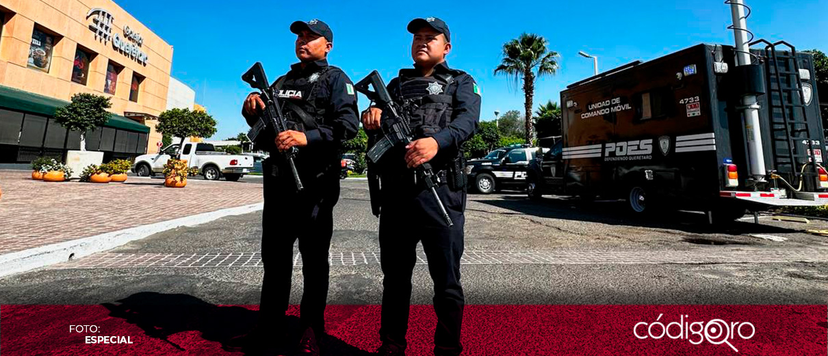 Policía Estatal detiene a 3 personas por robo en plaza comercial