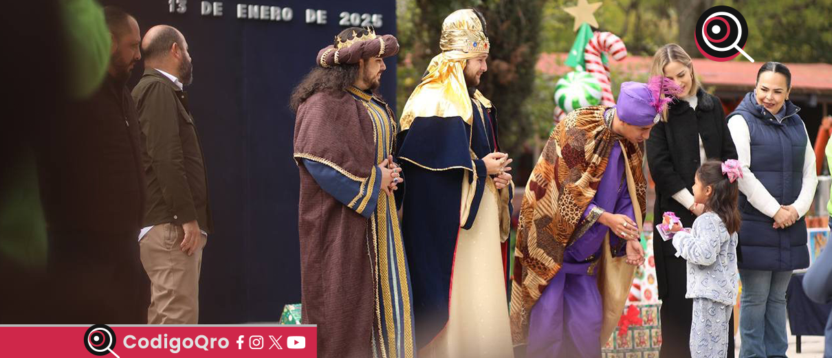 Reyes Magos llegan a los Centros de Atención Infantil del SEDIF