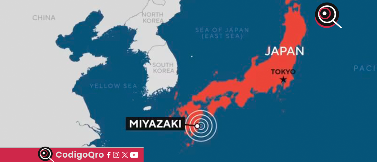 Terremoto de 6.9 sacude el sudeste de Japón y desencadena alerta de tsunami