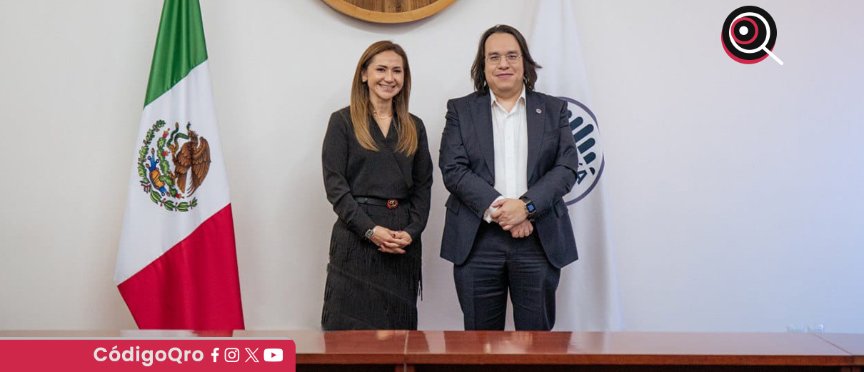 Sonia Rocha se reúne con el fiscal general del estado de Querétaro