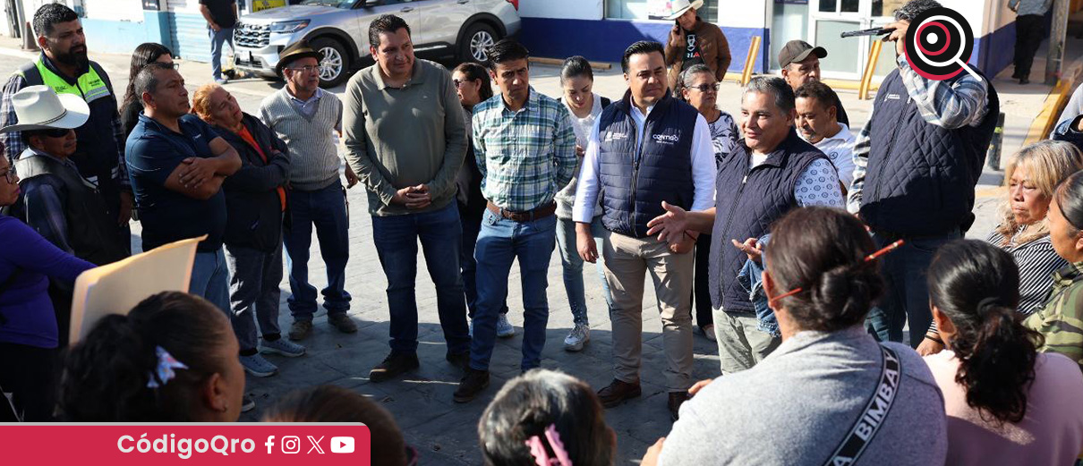Titular de Sedesoq supervisa obras sociales en La Sierrita