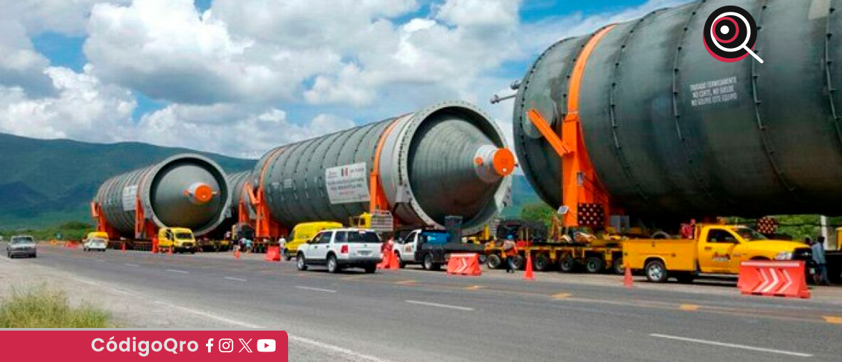 Trasladarán reactores de Pemex por carretera México-Querétaro