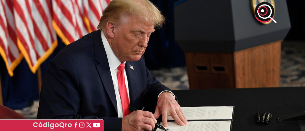 Trump firma ley para detener a migrantes ilegales acusados de algunos delitos