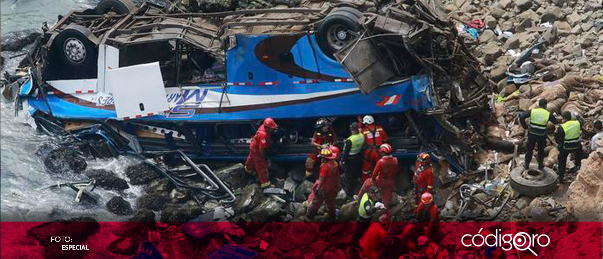 Accidente de autobús en los Andes, Perú, deja seis muertos y seis desaparecidos
