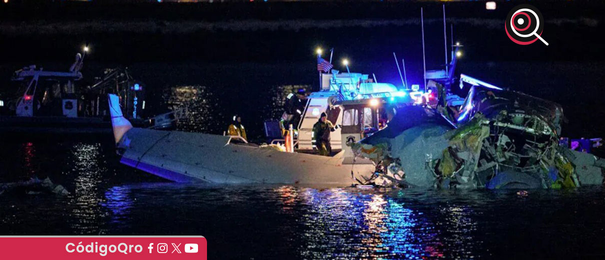 Descartan supervivientes en el accidente aéreo de Washington