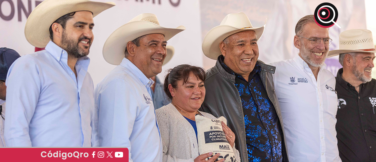 Apoyan con maíz a más de 5 mil familias del campo en Amealco de Bonfil