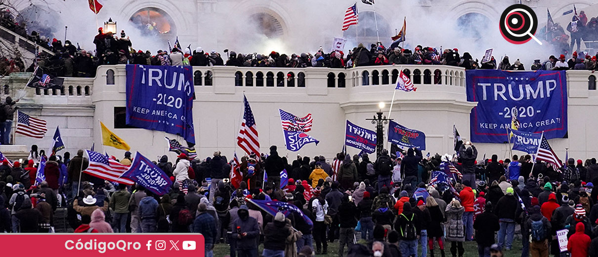 Liberan a líderes del asalto al Capitolio, tras indulto de Trump