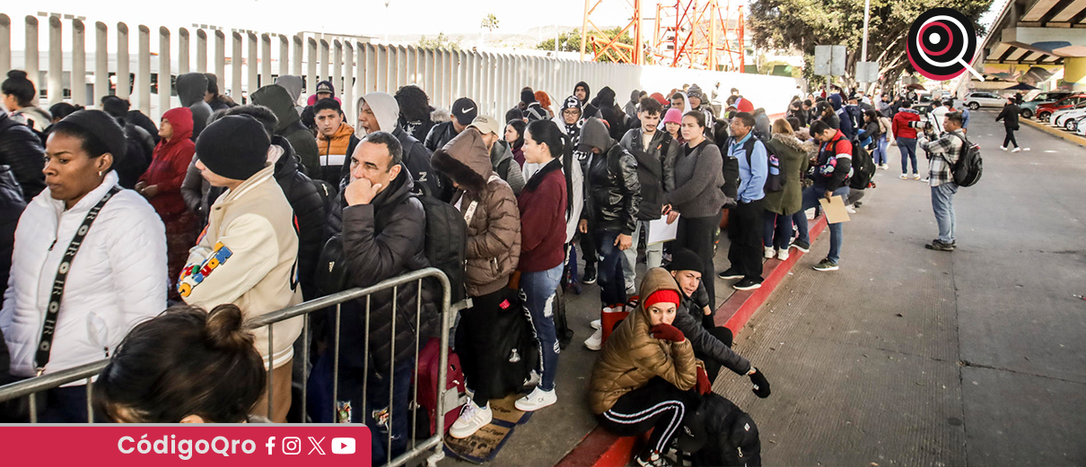 Migrantes con cita cancelada en las puertas de entrada a EUA