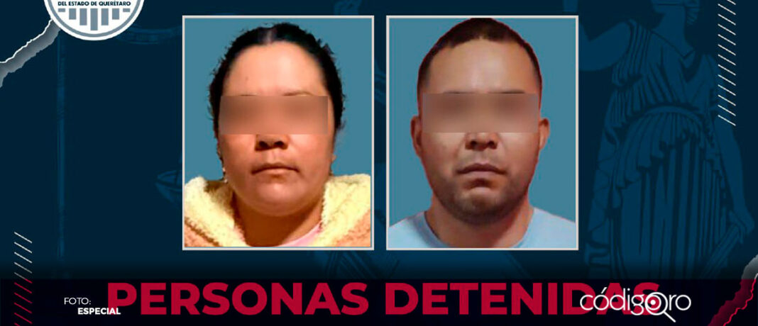 La FGE informó que durante los cateos realizados en Santa Rosa Jáuregui, logró la detención de dos personas, por delitos contra la salud