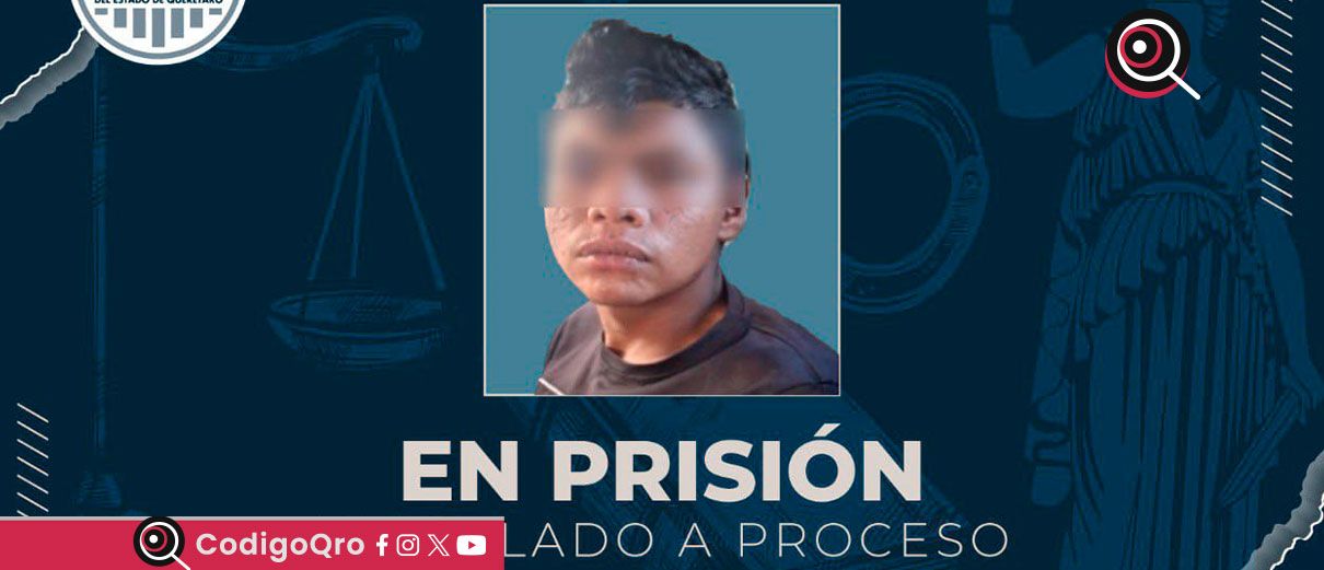 Vinculan a proceso a presunto implicado en homicidio en Bosques del Cimatario