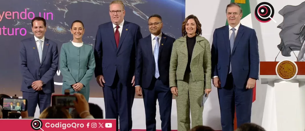 Claudia Sheinbaum destacó la inversión de Amazon en Querétaro, que generará empleos, impulsará la educación y potenciará la economía mexicana