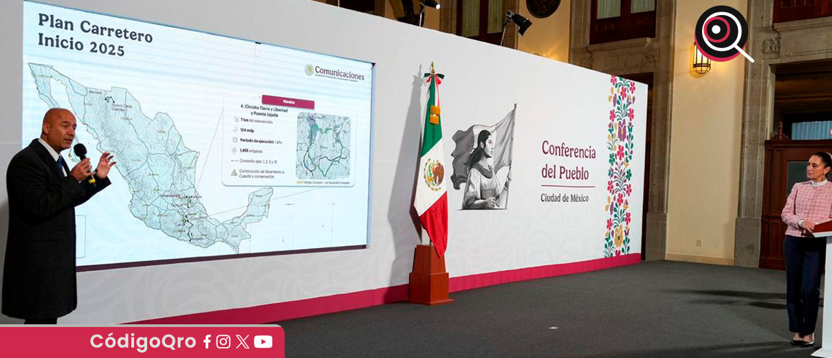 Sheinbaum presenta Plan Carretero 2025