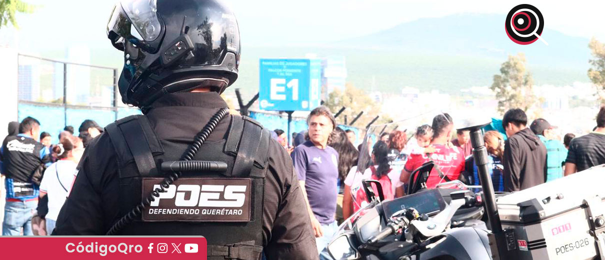 Poes implementará operativo especial para el partido Querétaro vs. Pumas