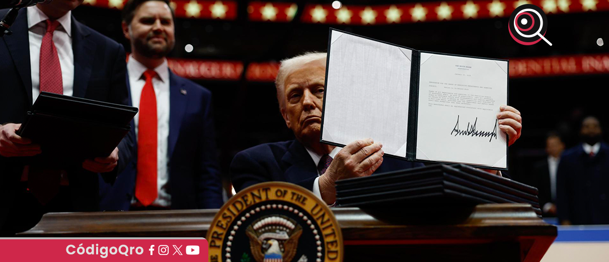 Trump firma una orden ejecutiva para retirar a EUA del Acuerdo de París
