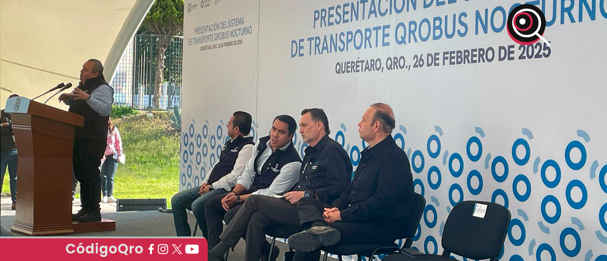 Aumentan a seis las rutas al servicio nocturno del Qrobús