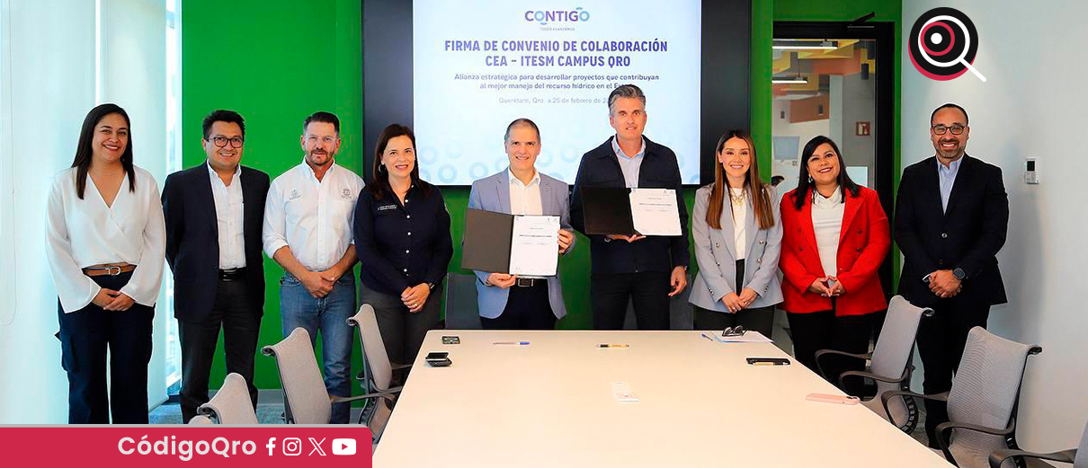 CEA firma convenio de colaboración con Tec de Monterrey