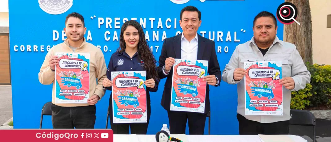 Este martes 18 de febrero, se realizará la Caravana Cultural en Corregidora para acercar las expresiones artísticas y culturales a las comunidades del municipio. Foto: Especial