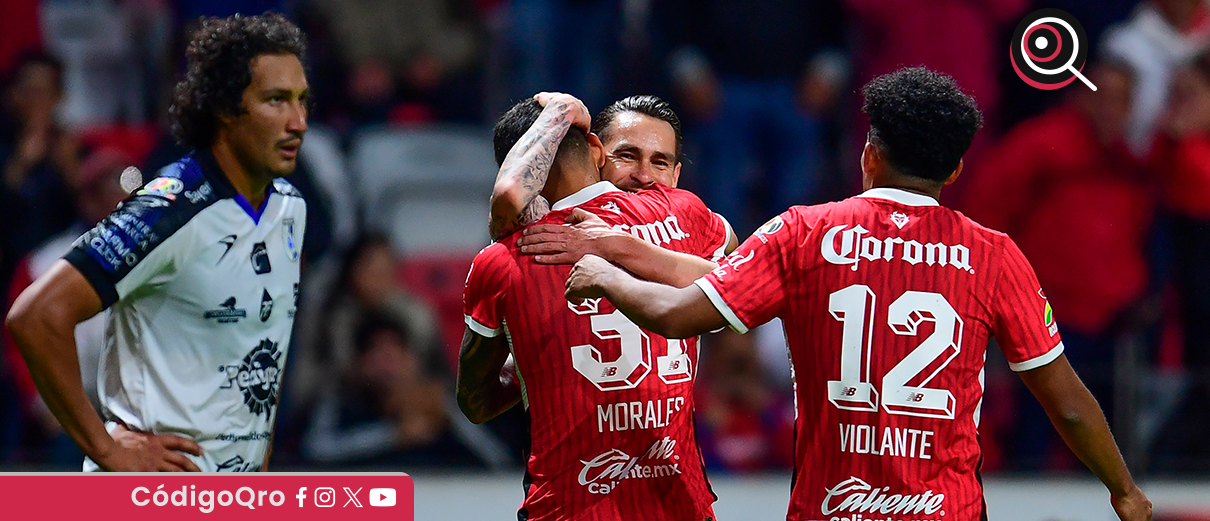 Humillante derrota de Gallos Blancos en Toluca