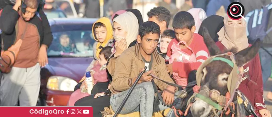 Israel anunció la creación de un directorio para la salida voluntaria de gazatíes; busca asistir a los palestinos de la Franja para que abandonen su territorio. Foto: Especial