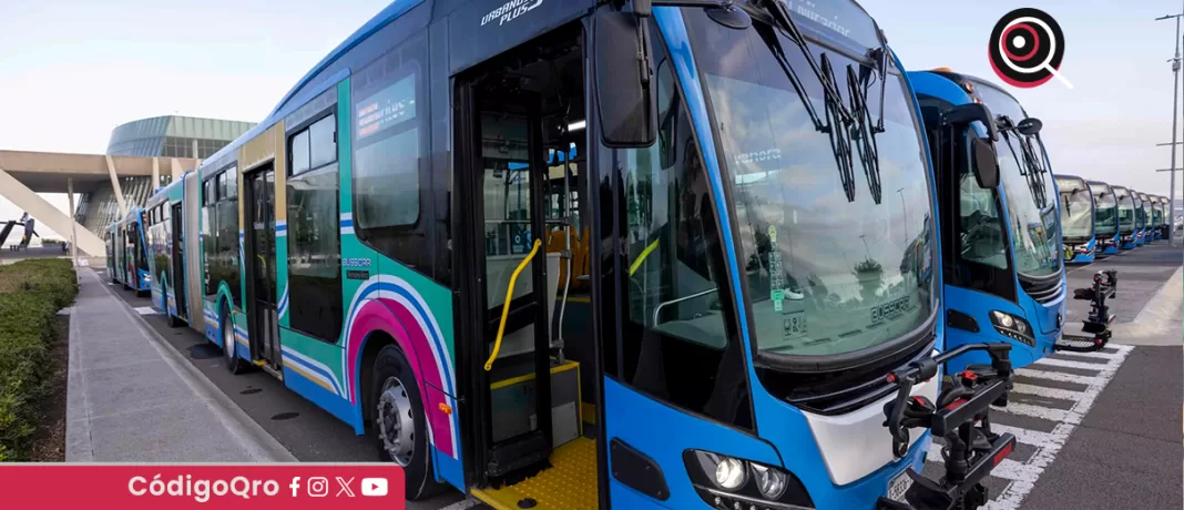 Según datos del Inegi, en 2024, Qrobús se posicionó como el sistema de transporte público con mayor crecimiento en el país, con un incremento de 55% en el número de ascensos. Foto: Especial