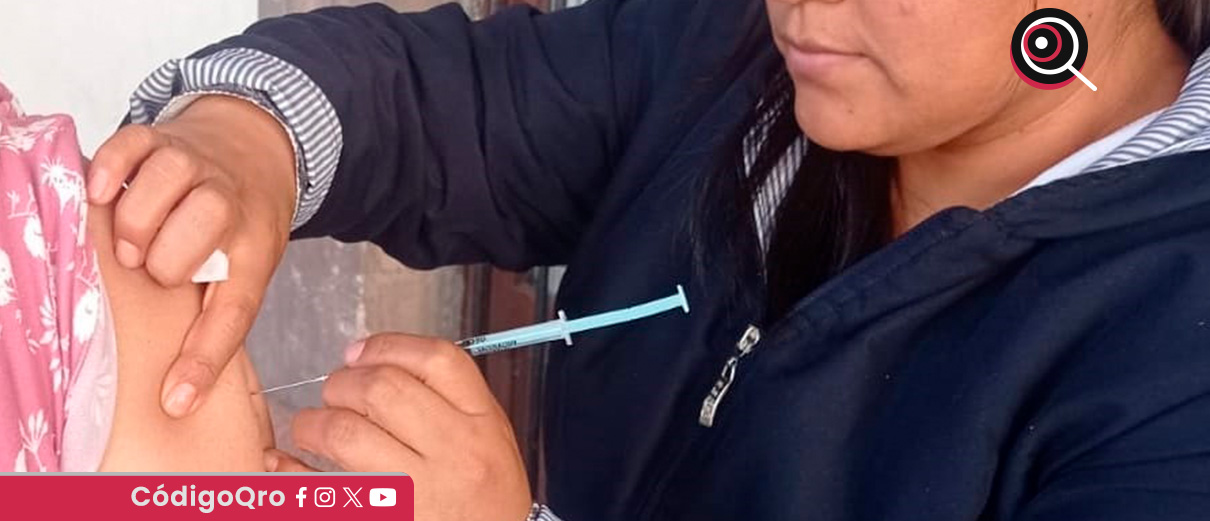 Aplican más de 449 mil vacunas contra influenza en Querétaro