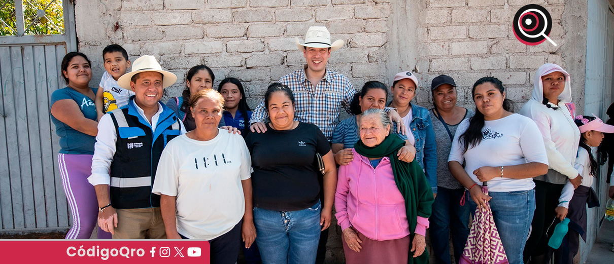 Rodrigo Monsalvo entrega obras en 3 comunidades