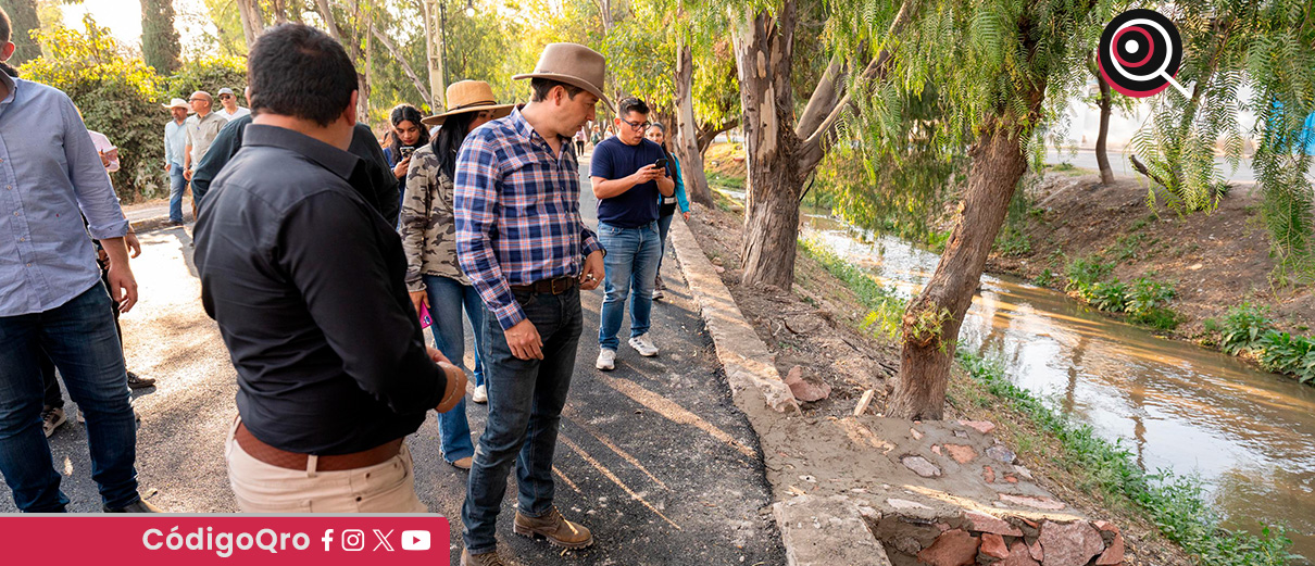 Rodrigo Monsalvo encabeza jornadas de limpieza en río Querétaro