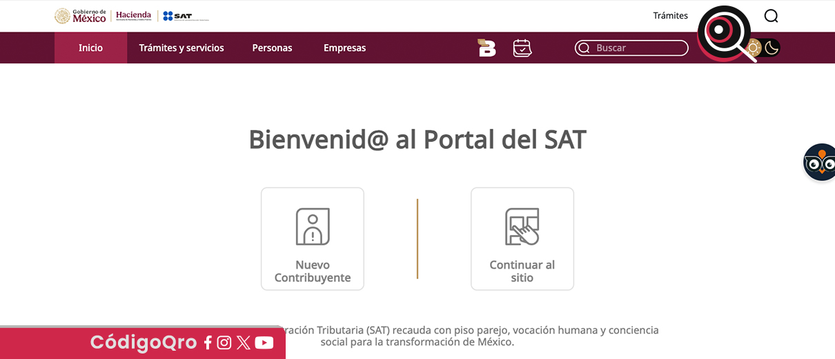 SAT lanza nuevo portal de trámites para contribuyentes