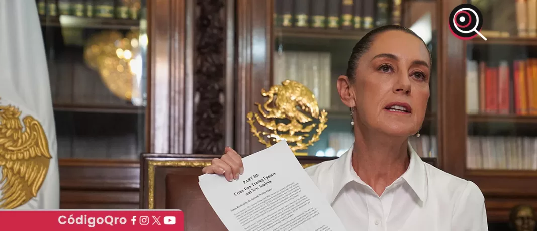 La presidenta de México. Claudia Sheinbaum, conversó por teléfono con su homólogo de Estados Unidos. Foto: Agencia EFE