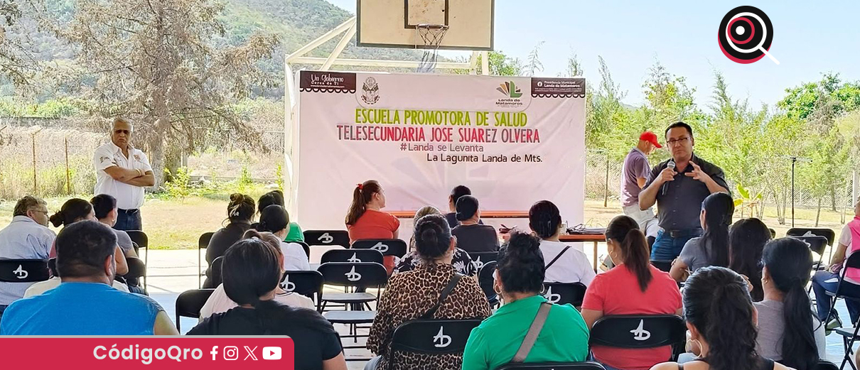 Certifican a Telesecundaria de Landa como escuela promotora de la salud