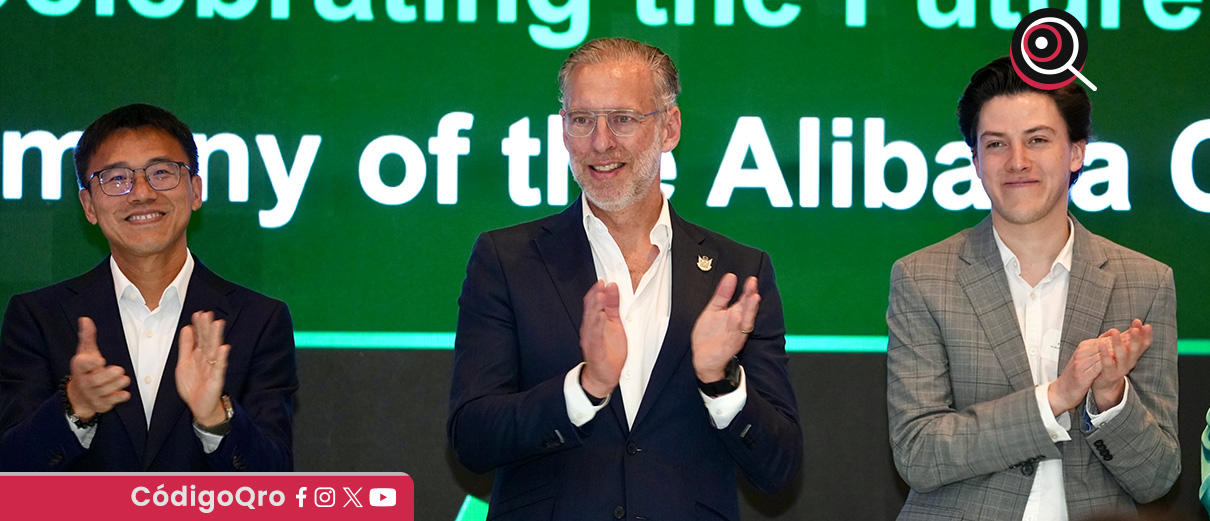Titular de Sedesu asiste a lanzamiento de Alibaba Cloud