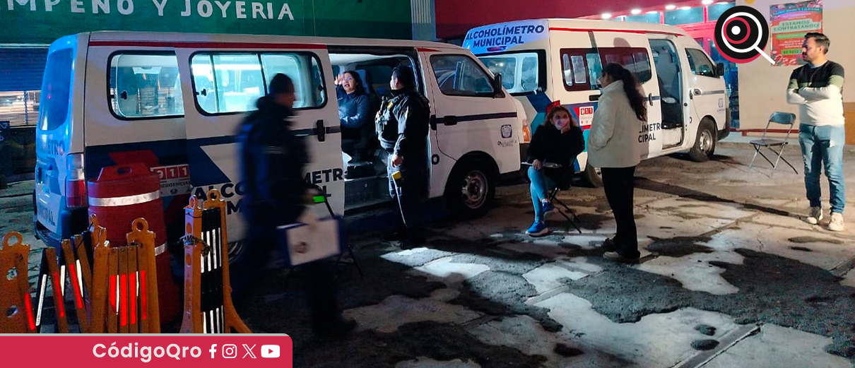 Detienen a 25 personas durante el operativo alcoholímetro