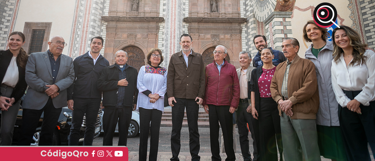 Realizan labores de conservación del templo Santa Rosa de Viterbo