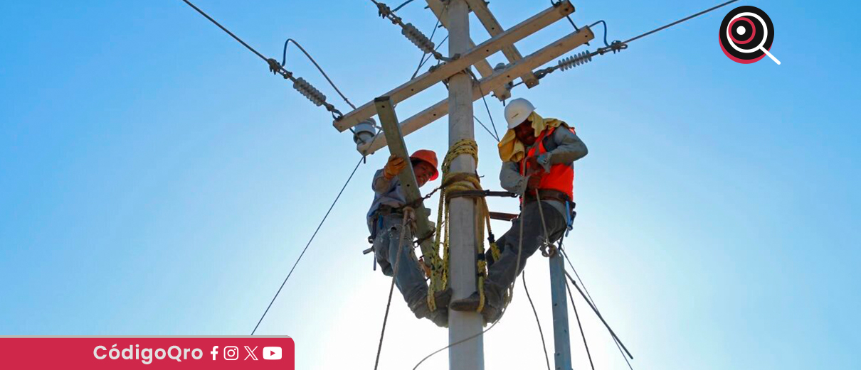 Habrá cortes de luz en algunas zonas de la capital queretana
