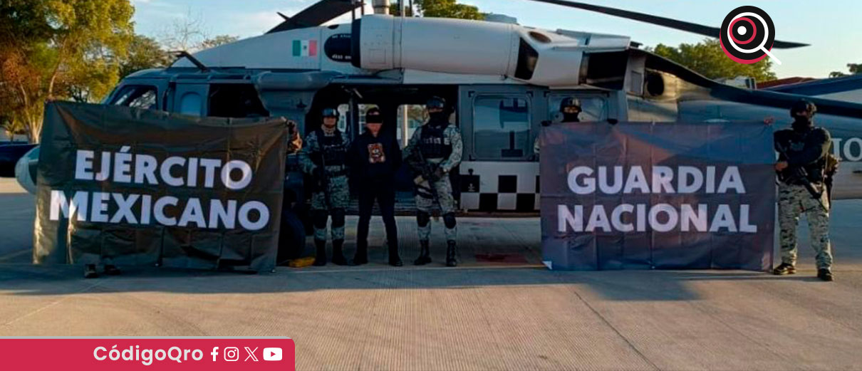 García Harfuch reporta detención de Mauro “N” presunto aviador de un grupo delictivo de Sinaloa
