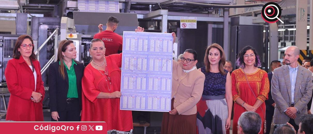 Arranca impresión de más de 600 millones de boletas para elección judicial