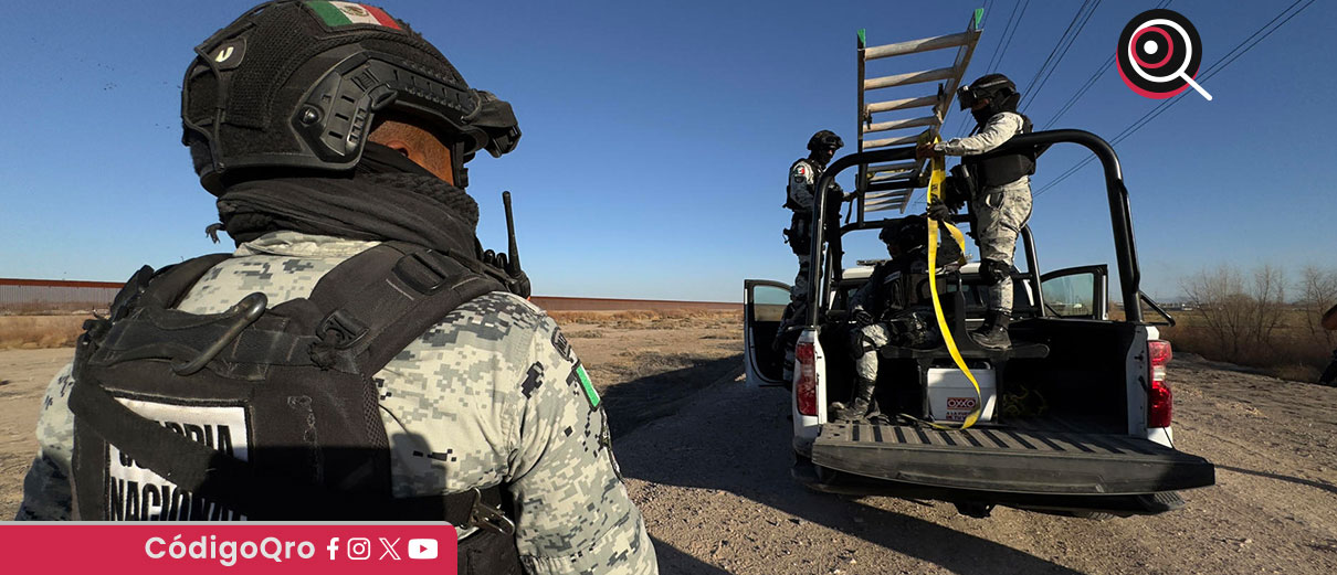 Ejército y Guardia Nacional refuerzan vigilancia en frontera con EUA