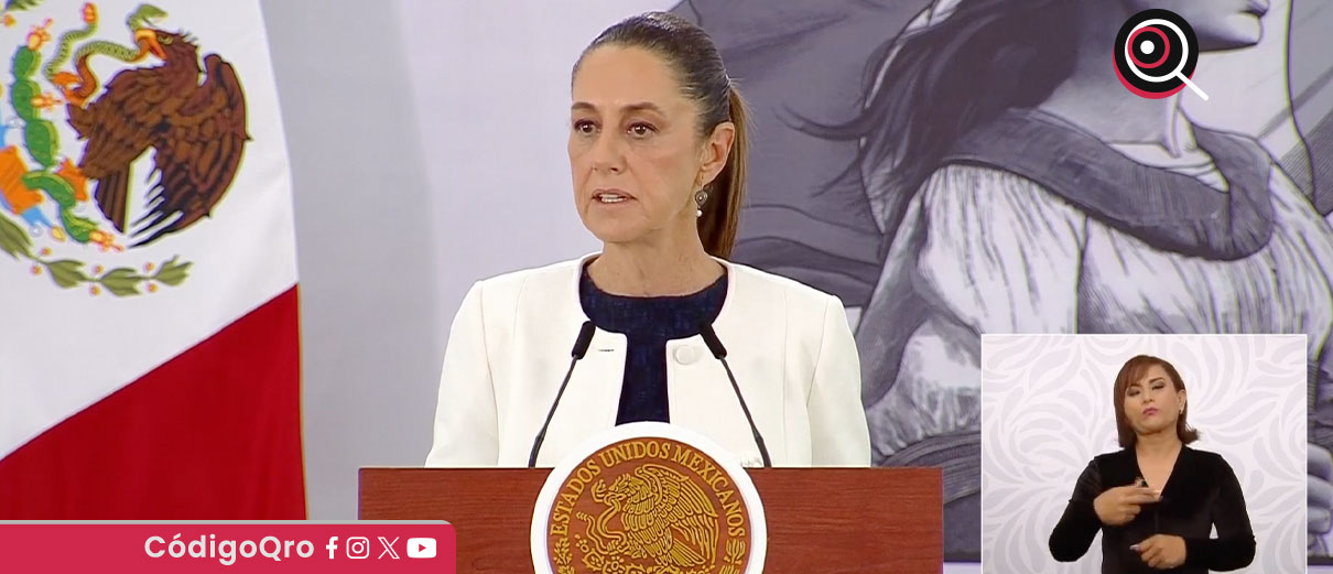 Claudia Sheinbaum felicita a Kuri por su trabajo al frente del estado