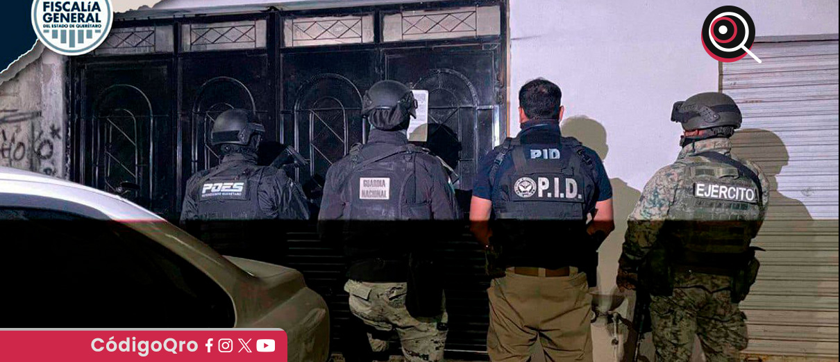 Realizan 23 cateos y detienen a 10 personas en Querétaro