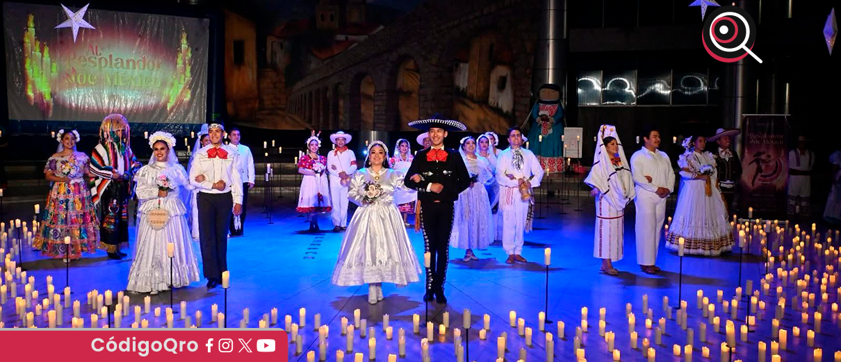 El espectáculo "Al resplandor de México" iluminará a Corregidora