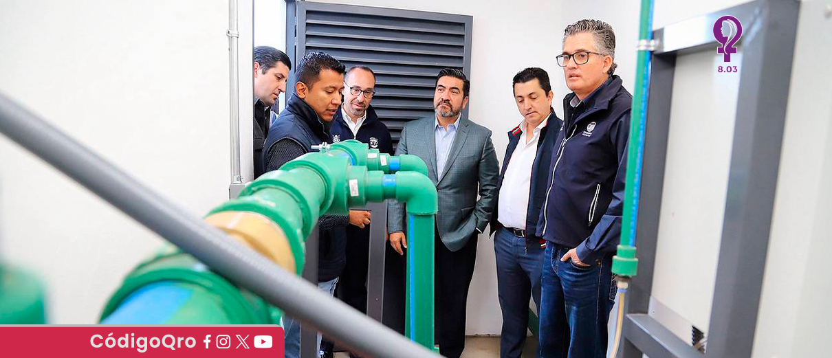 CEA entrega infraestructura para cosecha de agua en UNAQ