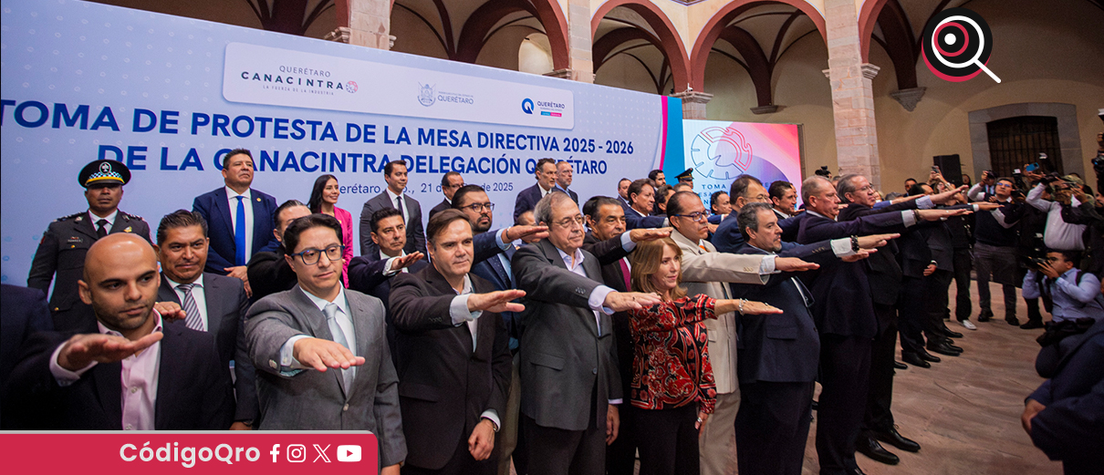 Rinde protesta la Mesa Directiva de la Canacintra delegación Querétaro