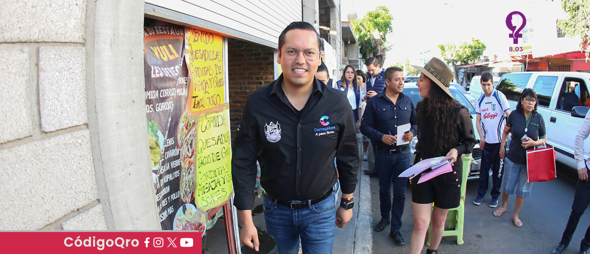Chepe Guerrero entrega obra en colonia Los Ángeles