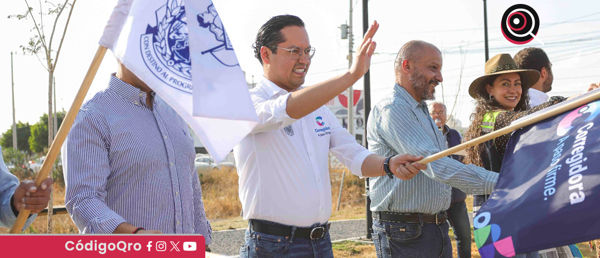 Chepe Guerrero inaugura parque lineal San Jerónimo