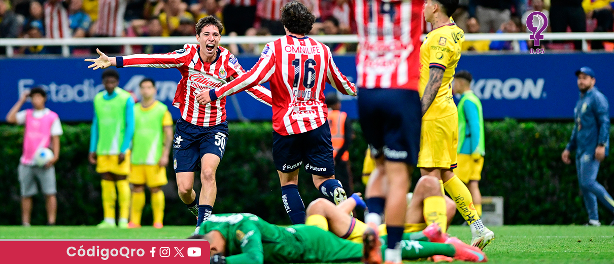 Con autogol, Chivas toma ventaja frente al América en Concachampions