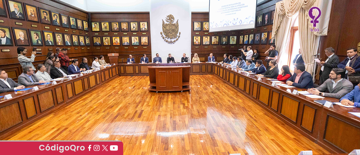 Instalan consejo estatal para la atención de queretanos repatriados